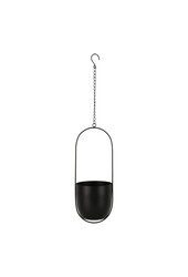 Celle Planter - Plantenbak, metaal, zwart, hangend