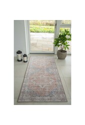 Havana Gangloper - Blauw/Oranje, Chenille Polyester, 80x200 cm