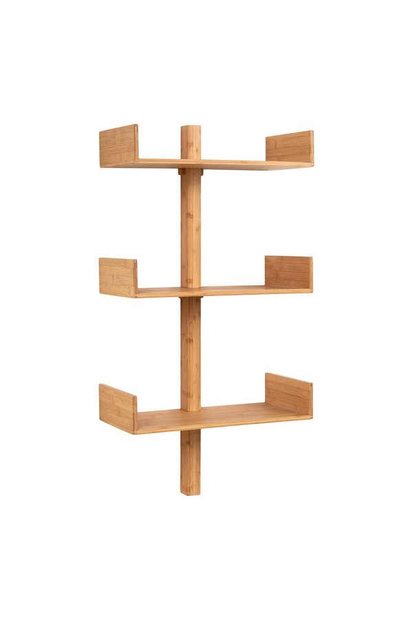 Villa Shelf - Wandplank, bamboe, naturel 50x102 cm