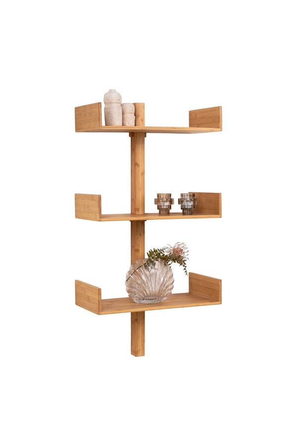 Villa Shelf - Wandplank, bamboe, naturel 50x102 cm
