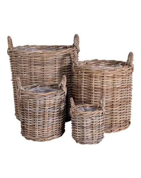 Caor Manden - Natuurlijk, Kubu Rotan, set van 4
