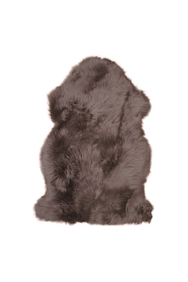 Lamsleer - Echt lamsleer, Bruin - 50x85 cm