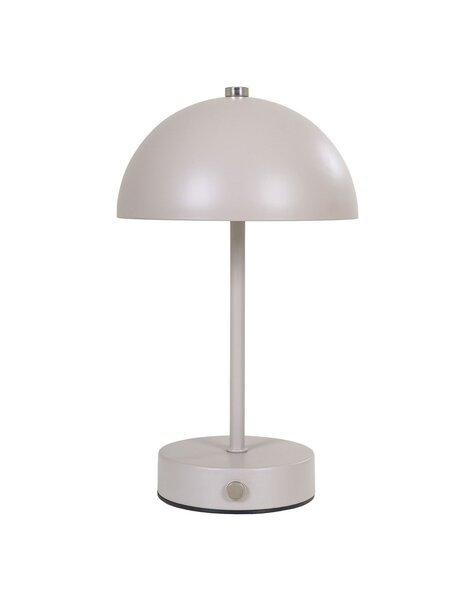 Holt LED-tafellamp - Zand, Metaal, Oplaadbaar
