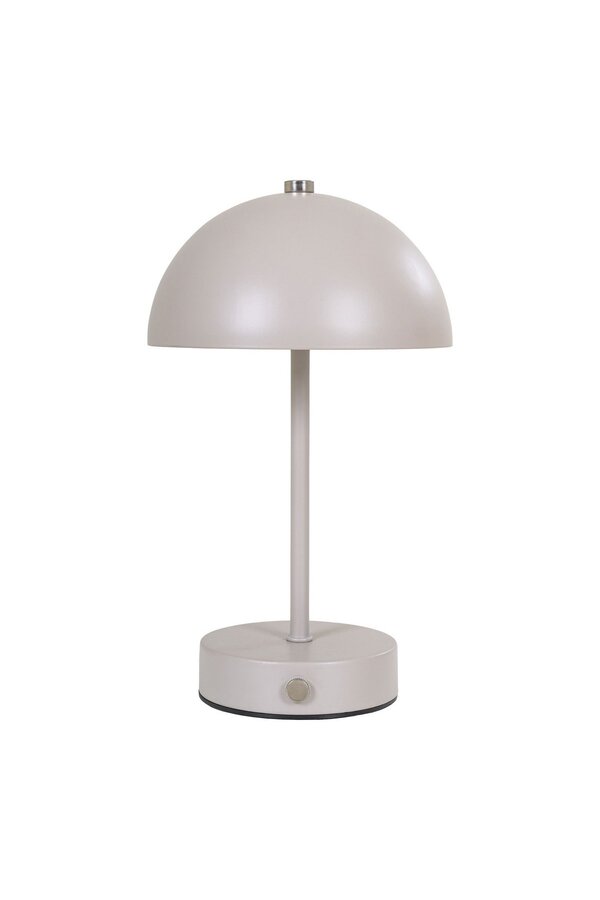 Holt LED-tafellamp - Zand, Metaal, Oplaadbaar