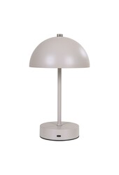 Holt LED-tafellamp - Zand, Metaal, Oplaadbaar