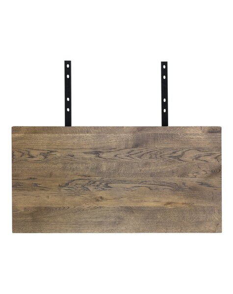 Verlengplaten voor Montpellier Tafel - Gerookt, Eiken/Staal, 95x50x4 cm - Set van 2
