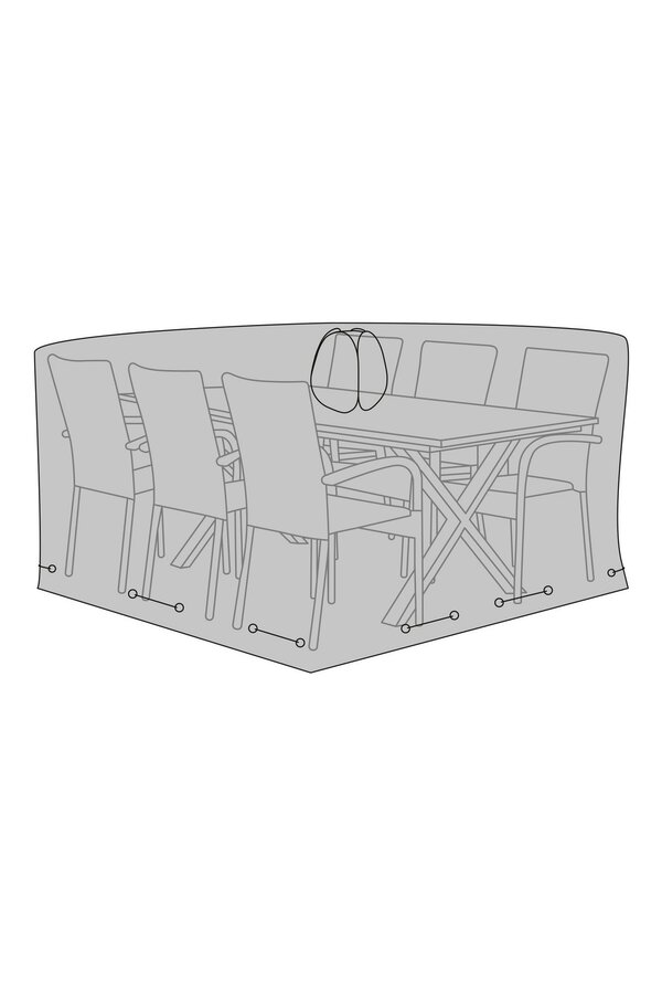 Luxe hoes - Zwart, polyester, 155x235x95cm