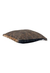 Ely Kussen - Kussen, polyester, katoen, blauw/geel, 45x45 cm