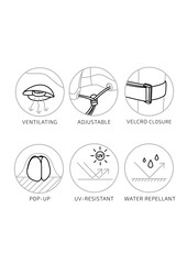 Luxe hoes - Zwart, polyester, 155x235x95cm