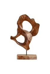 Donato Sculptuur - Natuurlijk, Teak, 30x20x60 cm