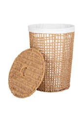 Pomal Wasmand - Wasmand, papier, lichtbruin/wit, ø42x56 cm