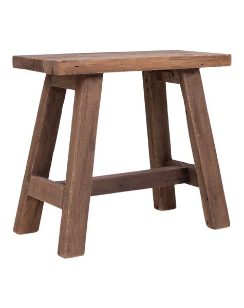 Barcelona Bank - Natuurlijk, Teak, 50x25x45cm