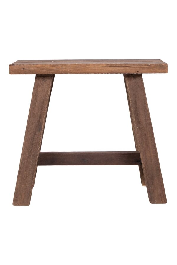 Barcelona Bank - Natuurlijk, Teak, 50x25x45cm