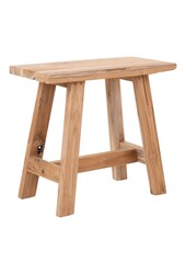 Barcelona Bank - Natuurlijk, Teak, 50x25x45cm