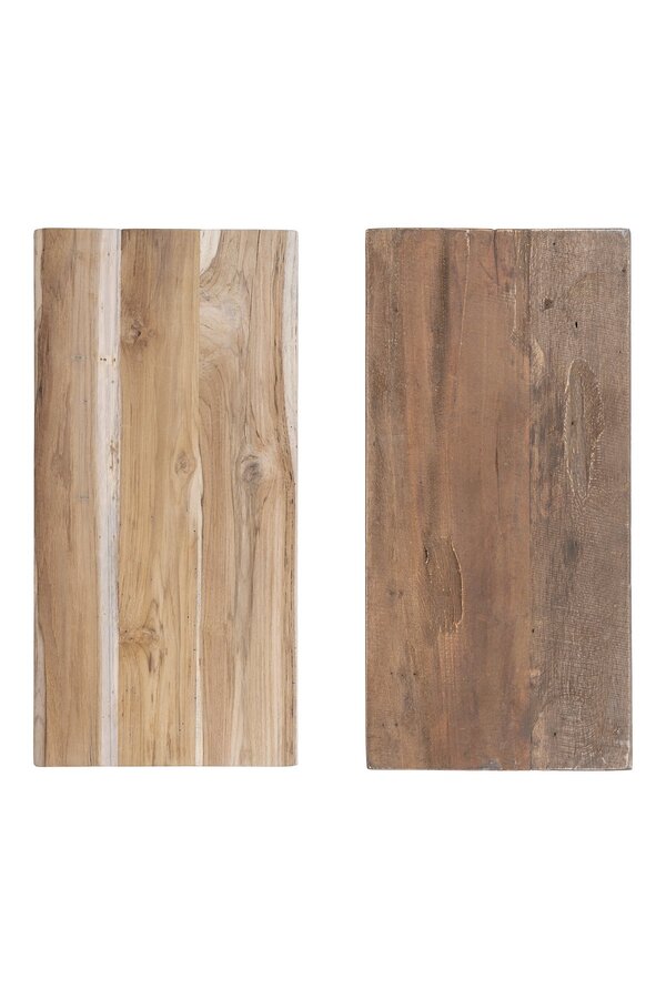 Barcelona Bank - Natuurlijk, Teak, 50x25x45cm