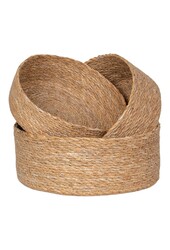 Batam Basket - Mand, zeegras, naturel, set van 3