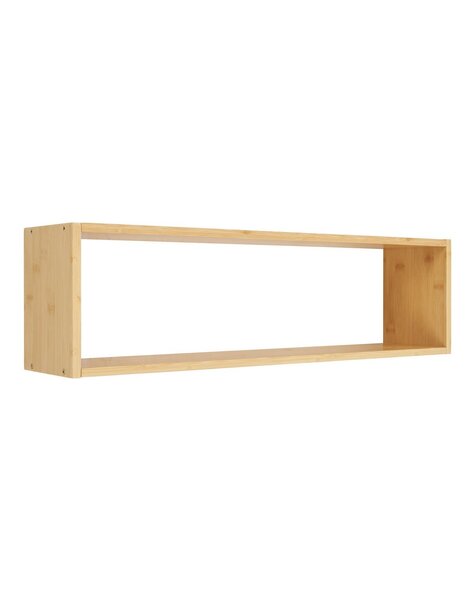 Ember Wandplank - Naturel, Bamboe, 70x15x19,5 cm