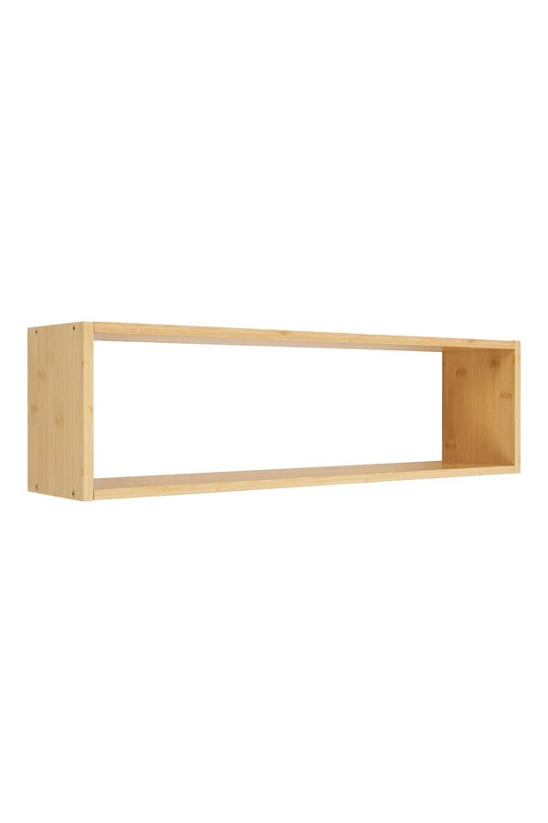 Ember Wandplank - Naturel, Bamboe, 70x15x19,5 cm