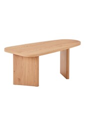 Melo -salontafel - Natuurlijk, MDF/Decor Paper, 100x50x41 cm