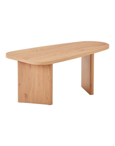 Melo -salontafel - Natuurlijk, MDF/Decor Paper, 100x50x41 cm