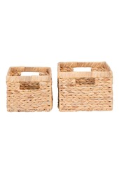 Passo Manden - Naturel, Waterhyacint, set van 2