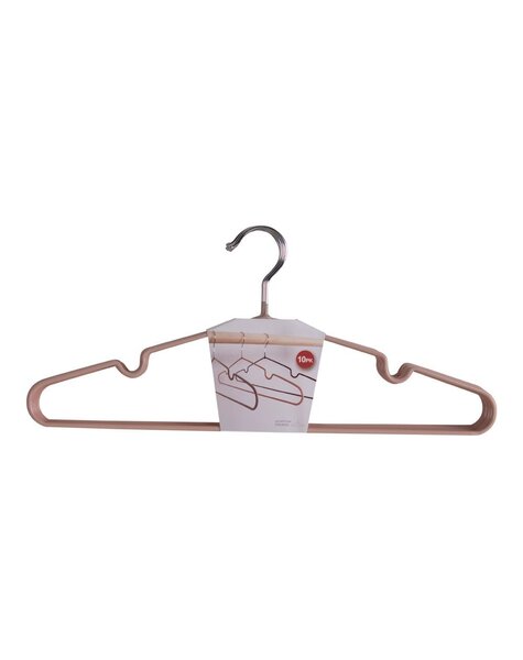 Massa Hangers - Roze, Metaal, 41x4x18 cm - Set van 10