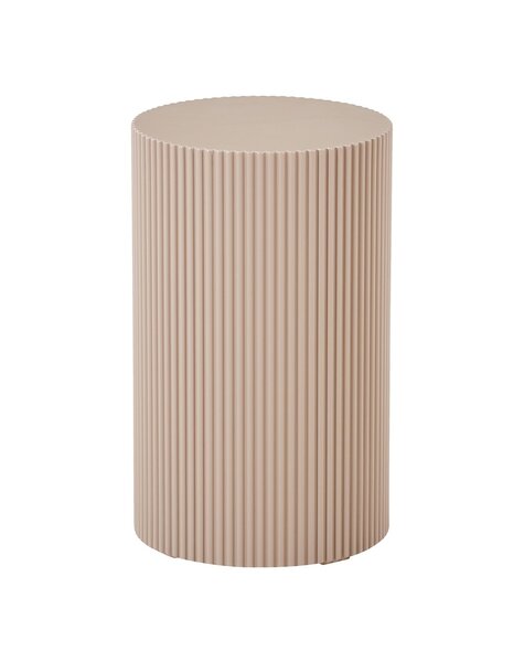 Farense Bijzettafel - Beige/Grijs, MDF, 30x30x50 cm