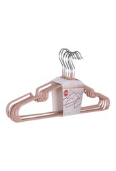 Massa Hangers - Roze, Metaal, 41x4x18 cm - Set van 10