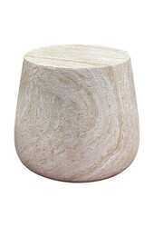 Bonn -bijzettafel - Natural, Fiberclay, Ø47.5x41 cm