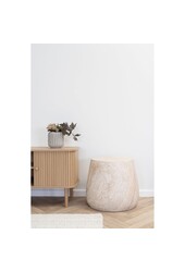 Bonn -bijzettafel - Natural, Fiberclay, Ø47.5x41 cm