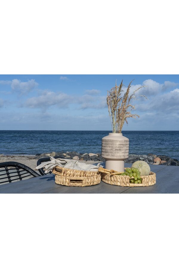 Estoril Dienbladen - Natuurlijk, Waterhyacint, Set van 3