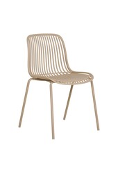 Branson Garden stoel - zand, stapelbaar, 55x46,5x82 cm - set van 4