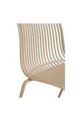 Branson Garden stoel - zand, stapelbaar, 55x46,5x82 cm - set van 4