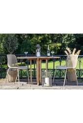 Branson Garden stoel - zand, stapelbaar, 55x46,5x82 cm - set van 4