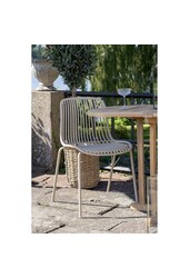 Branson Garden stoel - zand, stapelbaar, 55x46,5x82 cm - set van 4