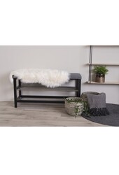 Lamsleer Kunstmatig - Ivoor, Polyester, 50x85cm