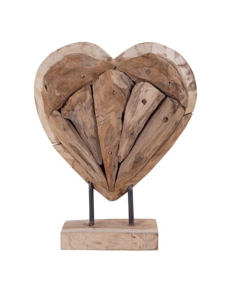 Almada Hart - Natuurlijk, Teak, 25x9x30 cm
