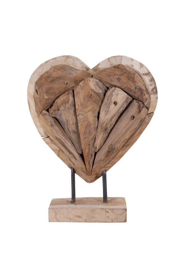 Almada Hart - Natuurlijk, Teak, 25x9x30 cm