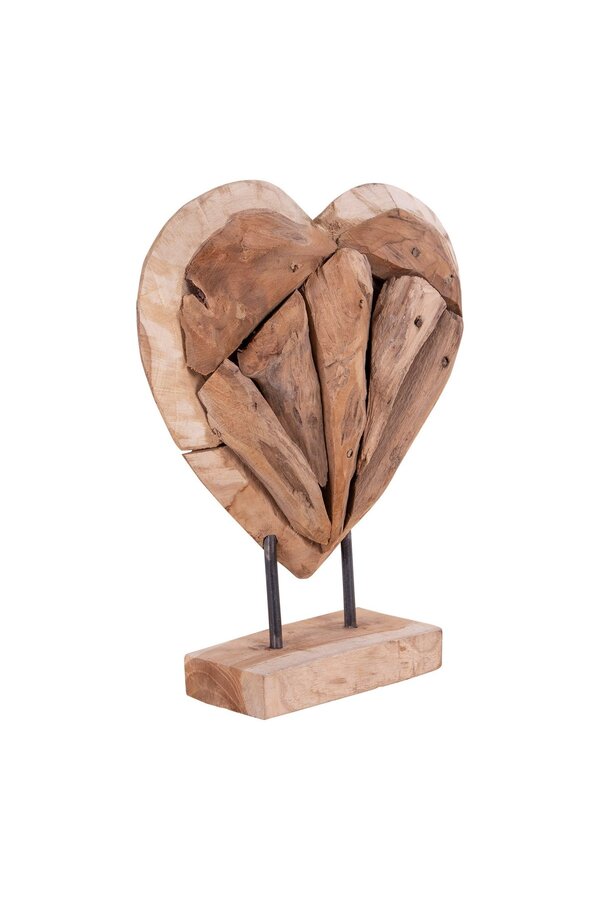 Almada Hart - Natuurlijk, Teak, 25x9x30 cm