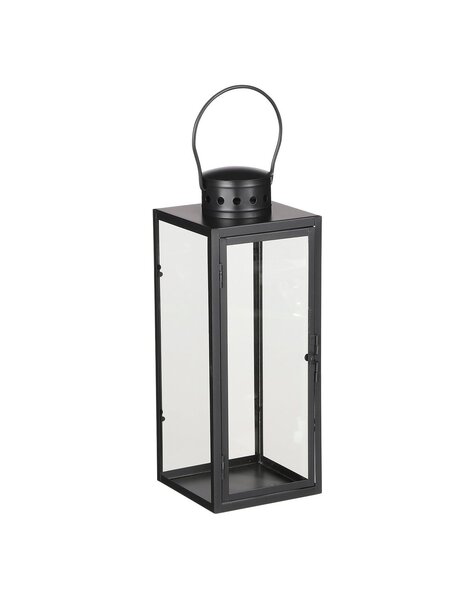 Arzilla Laterne – L14 x B13 x H35 cm – Schwarz
