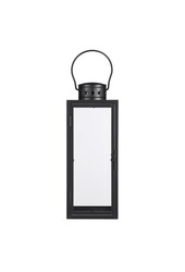 Arzilla Laterne – L14 x B13 x H35 cm – Schwarz