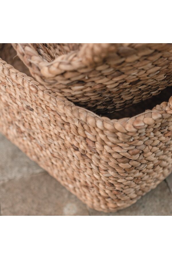 Aufbewahrungskorb TANIMBAR aus Wasserhyazinthe
