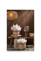 Bold Holzbank – L108 x B20 x H37 cm – recyceltes Holz – Braun