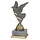 Duif trofee antiek grijs-goud