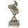 Motorcross trofee antiek grijs-goud