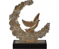 Duiven trofee metaal