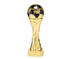 Voetbal bokaal heavy goud 16 t/m 27cm