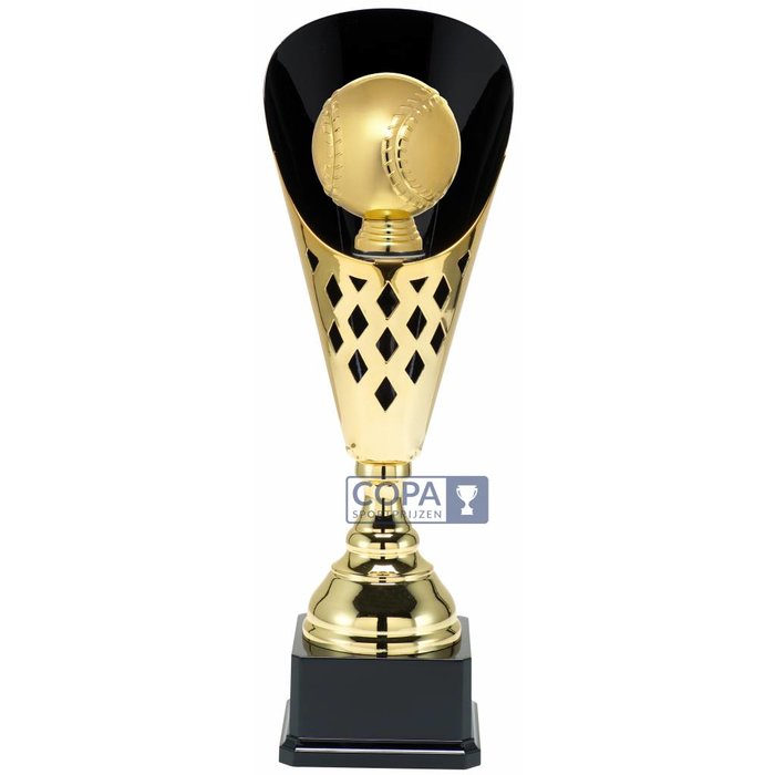 Honkbalbeker metaal Goud