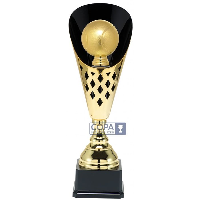 Tennisbeker metaal Goud