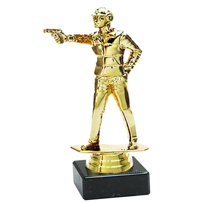 Pistool schutter figuur 16cm